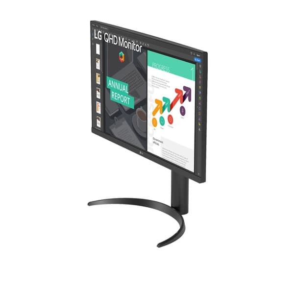 LG 27QN850-B 27 (68.58cm) QHD Ergo IPS Monitor with USB Type-C