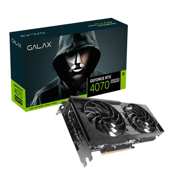 GALAX GeForce RTX 4070 SUPER 1-Click OC 2X 12GB Graphic Card