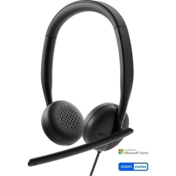 Dell WH3024 Wired Headset Black