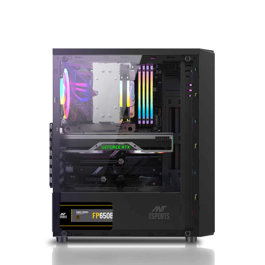 Ant Esports Elite 1100 Gaming Cabinet, Black