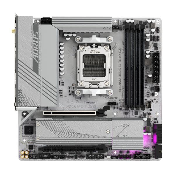 Gigabyte B650M Aorus Elite AX ICE mATX Motherboard