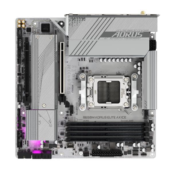 Gigabyte B650M Aorus Elite AX ICE mATX Motherboard
