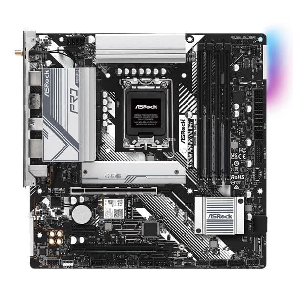 Asrock B760M Pro RS/D4 WiFi Intel LGA 1700 mATX Motherboard Supports Intel 12th , 13th & 14th Gen Processors