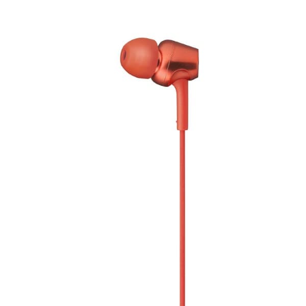 Sony MDR-EX255AP Wired in Ear Headphone with Mic (Red)