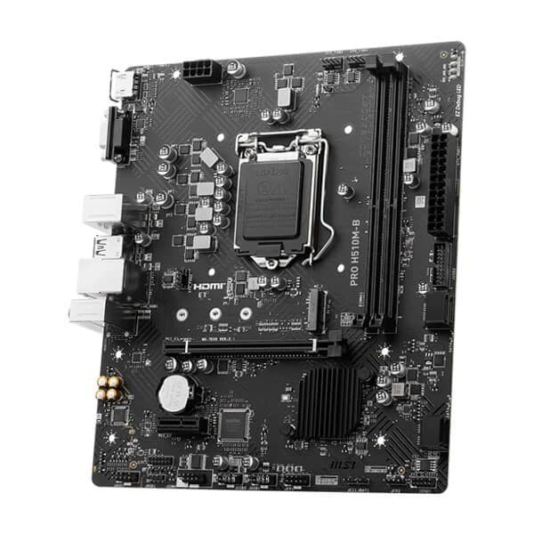 MSI PRO H510M-B mATX Intel LGA 1200 Motherboard