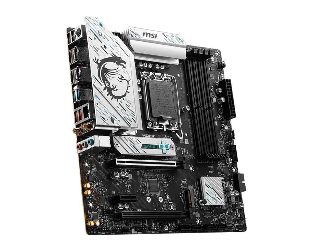 MSI B760M Gaming Plus WIFI DDR5 Motherboard Supports Intel 12th , 13th & 14th Gen Processors