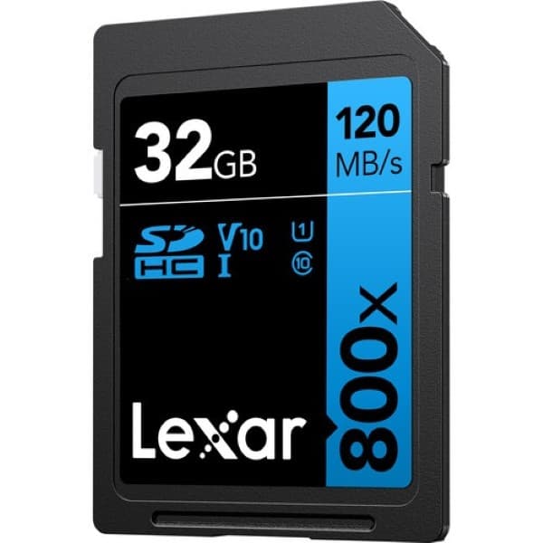 Lexar Professional 800X SDHC Uhs-I U3 V30, 32Gb Memory Card