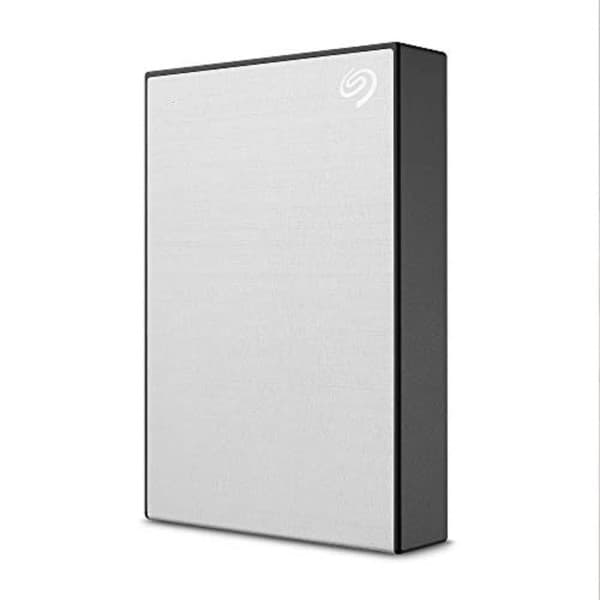 Seagate One Touch 5TB External Hard Drive with Password Protection (Silver)