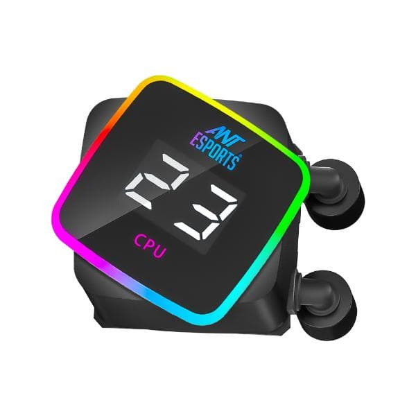 Ant Esports ICE-Flow 360 ARGB CPU Liquid Cooler - Black