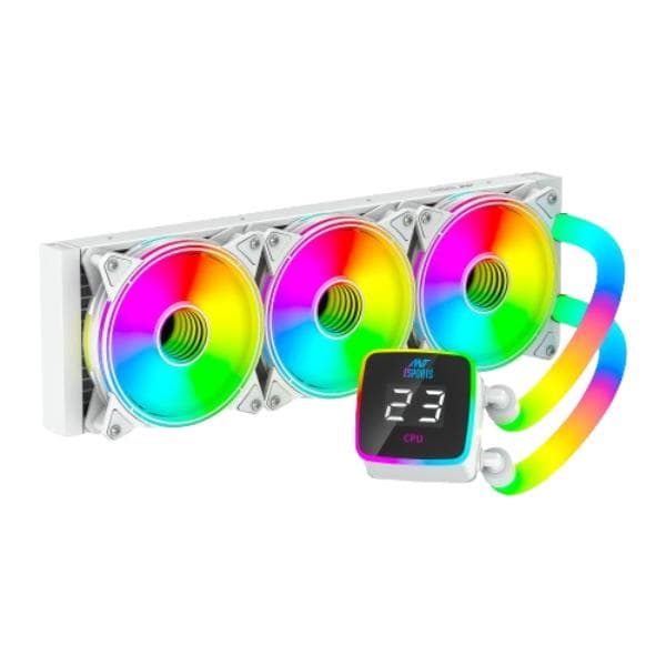 Ant Esports ICE-Glow 360 ARGB CPU Liquid Cooler - White