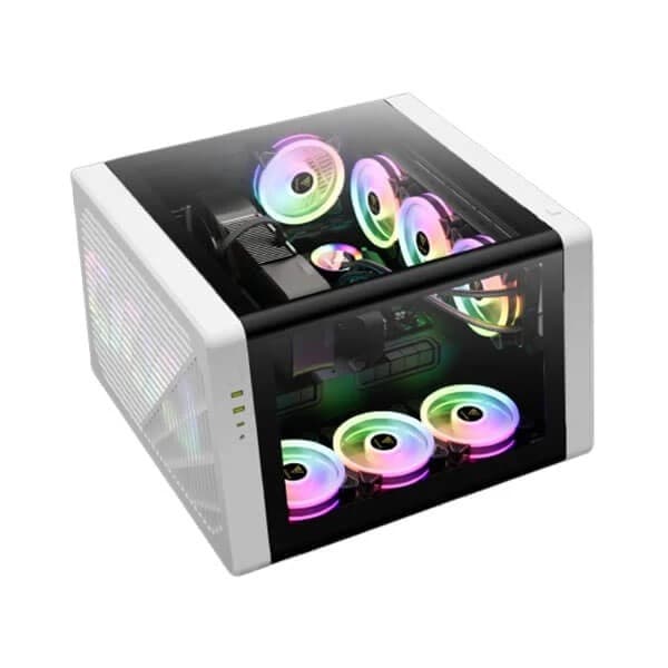 Gamdias Neso P1 BW (ATX) Full Tower Cabinet (Black And White)