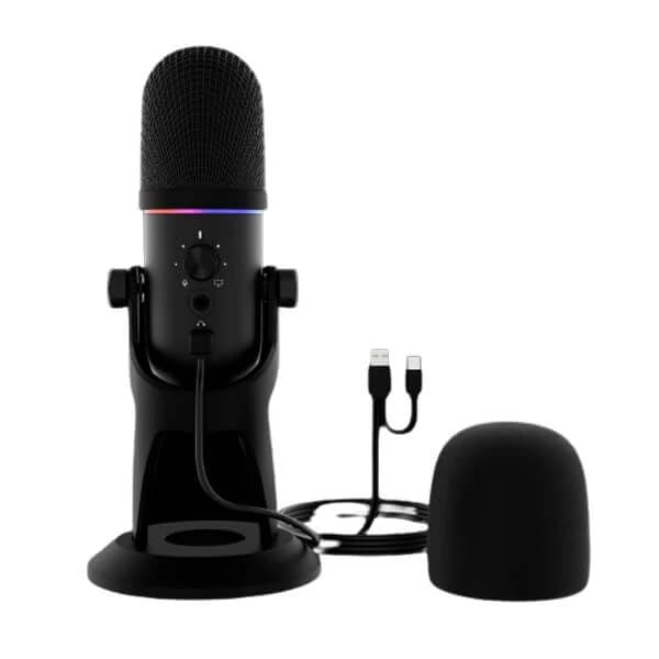 Gamdias Pheme M1 RGB Streaming Microphone (Black)