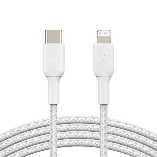 Belkin BoostCharge Lightning to Type C Cable 3.3 feet (1 meters) – White