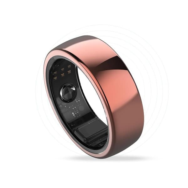 AaboRing Health & Fitness Tracker Smart Ring Size 13 - Rose Gold