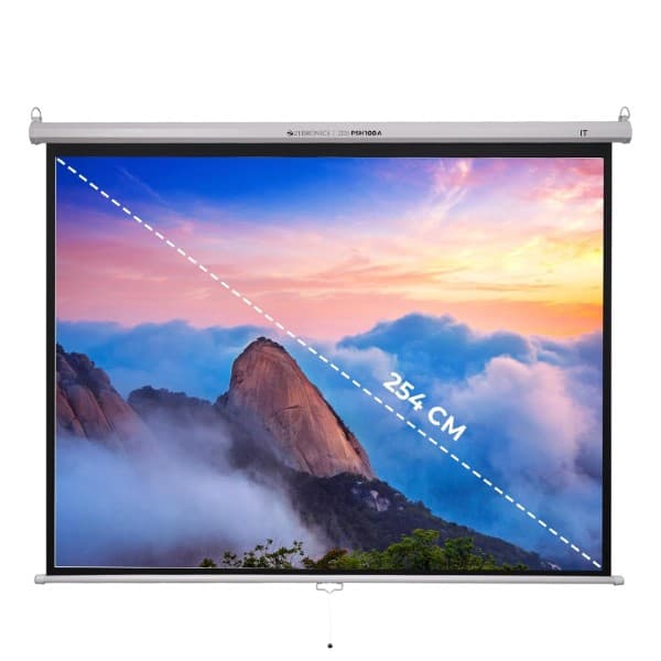 Zebronics PSH100A Manual 100" Projector Screen