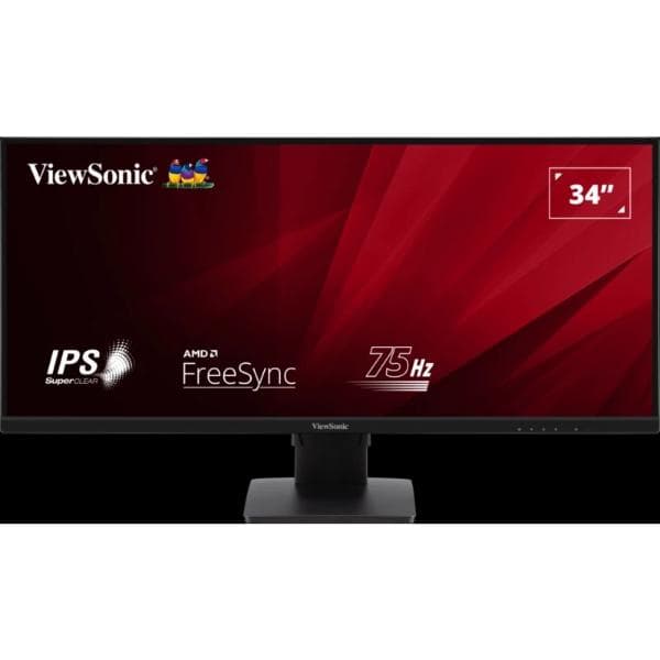 ViewSonic VA3456-MHDJ 34" UWQHD Free Sync Ultra Wide Monitor Black