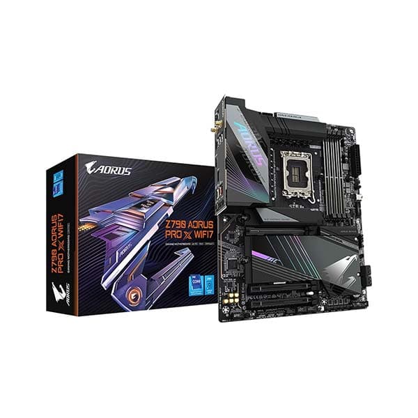Gigabyte Z790 Aorus Pro X Intel Lga 1700 Atx Motherboard (Black) Supports Intel 12th, 13th & 14th Gen Processors