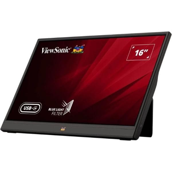 ViewSonic 16" FHD Portable Monitor IPS 60Hz VA1655 Black