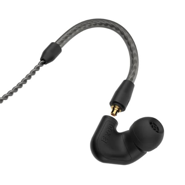 Sennheiser IE 200 in-Ear Audiophile Headphones, German Design, 7mm Wide Band Driver, Detachable MMCX Cable, Flexible Ear Hooks, Balanced Tuning