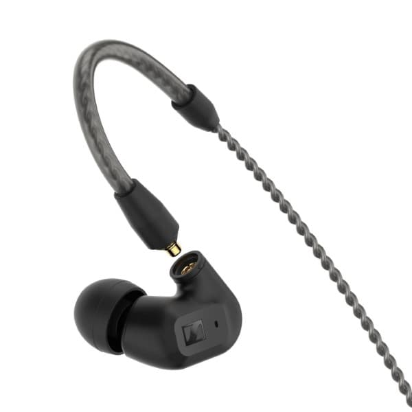 Sennheiser IE 200 in-Ear Audiophile Headphones, German Design, 7mm Wide Band Driver, Detachable MMCX Cable, Flexible Ear Hooks, Balanced Tuning