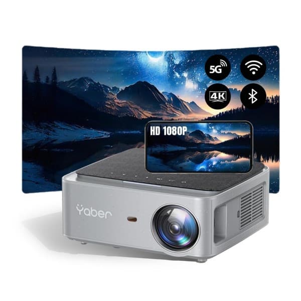 Yaber PRO U6 5G WiFi Bluetooth 4K Home Projector