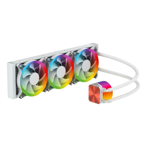 Ant Esports ICE Chroma 360 ARGB 360mm Liquid Cooler I AIO – White