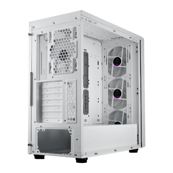 Cooler Master MasterBox 600 ARGB Tempered Glass ATX Cabinet White