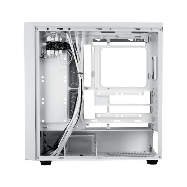 Cooler Master MasterBox 600 ARGB Tempered Glass ATX Cabinet White