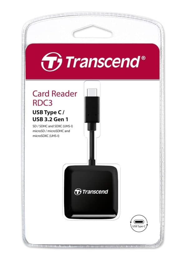 Transcend TS-RDC3 USB 3.2 USB Type-C Multifunctional Card Reader
