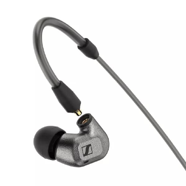 Sennheiser IE600 Hi-Res Audiophile in-Ear Monitors, German Made, Trueresponse Transducers, Dual Resonator Chambers, Rich Bass, Silver