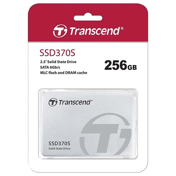 Transcend 256GB SSD370S SATA III 2.5" Internal SSD (TS256GSSD370S)