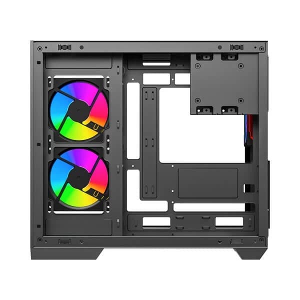 Ant Esports Crystal X4 ARGB Dual-Chamber Gaming Cabinet