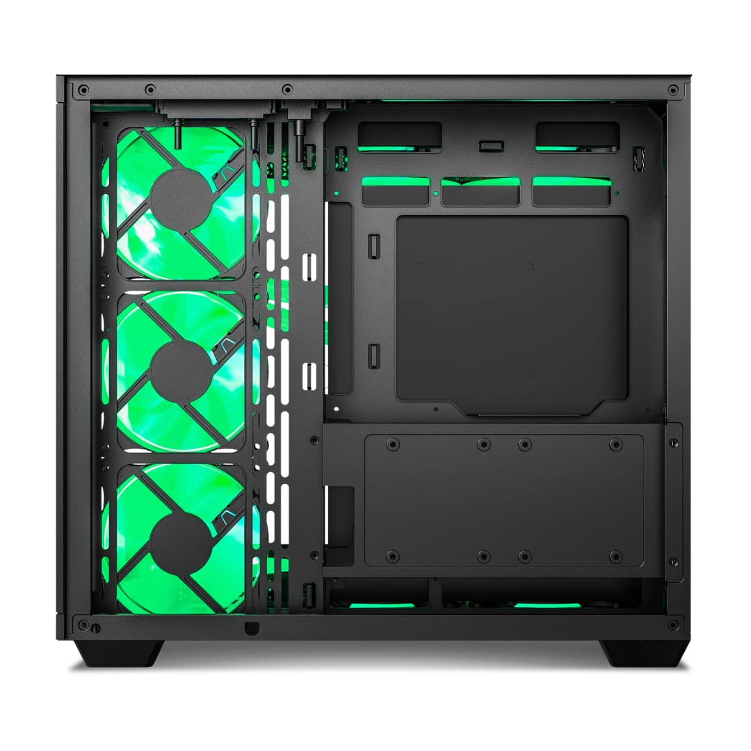 Ant Esports Crystal X11 (ATX) Mid Tower Cabinet (Black)