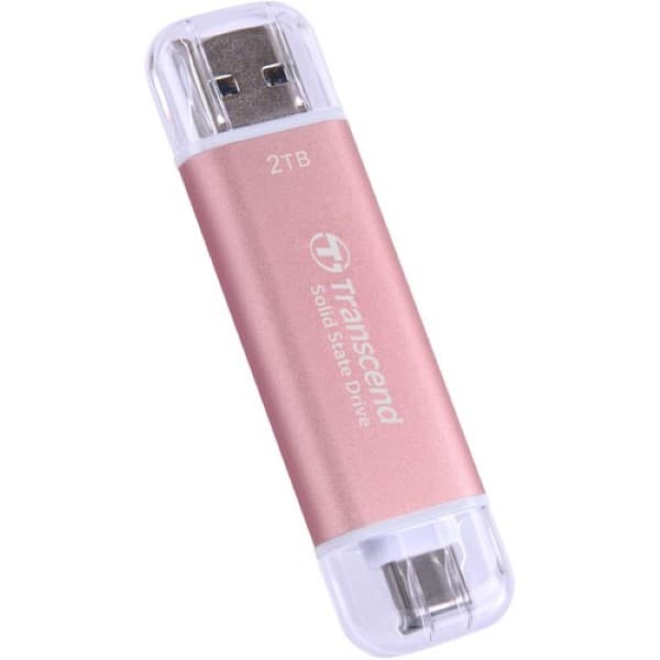 Transcend 310C 2TB USB C Portable SSD (Pink)