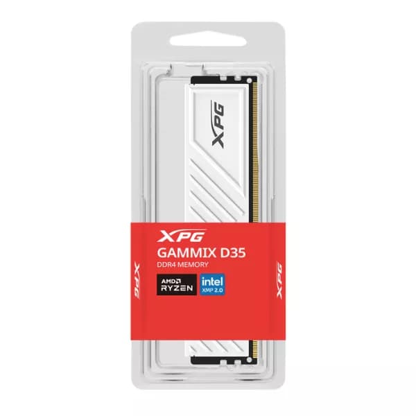ADATA XPG D35 Gammix 32GB (1 X 32GB) DDR4 3200MHz RAM CL16 (White) (AX4U320032G16A-SWHD35)