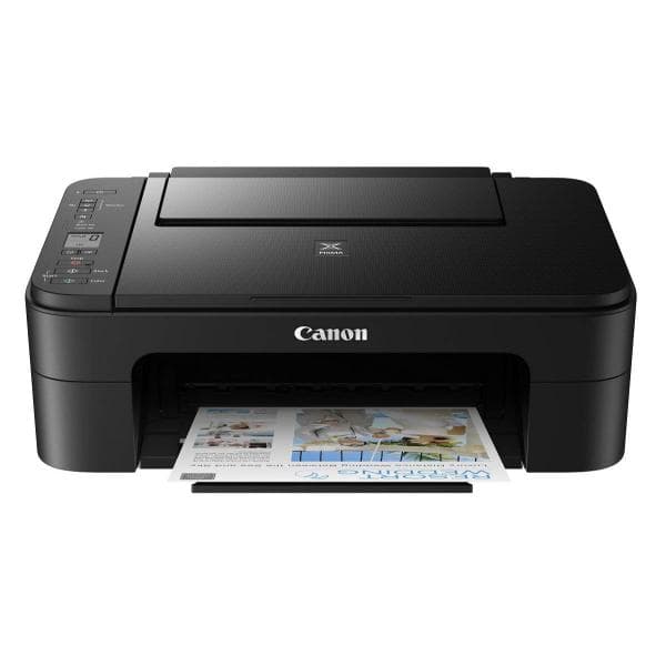 Canon PIXMA E3370 All-in-One Wireless Ink Efficient Color Printer (Black)
