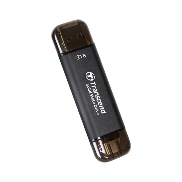 Transcend 310C 2TB USB C Portable SSD (Black)