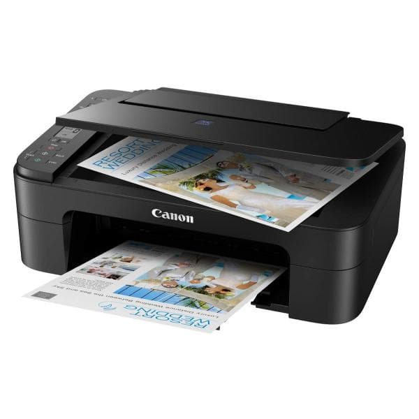 Canon PIXMA E3370 All-in-One Wireless Ink Efficient Color Printer (Black)