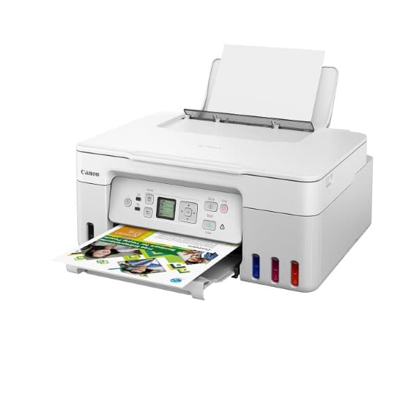 Canon PIXMA G3770 Megatank WiFi Inktank Colour Printer White