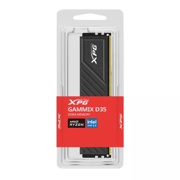 ADATA XPG D35 Gammix 16GB (1 X 16GB) DDR4 3200MHz CL16 RAM (Black) (AX4U320016G16A-SBKD35)